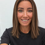 Bronzed Caramel 14-inch blunt bob wig in brunette caramel balayage, front view