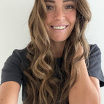 Bronzed Caramel 24-inch wavy wig in brunette caramel balayage, front view