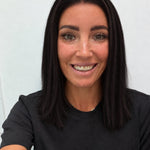 Espresso 14-inch blunt bob wig in dark brown, front view