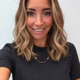 Golden Honey 12-inch wavy wig in golden blonde balayage, front view