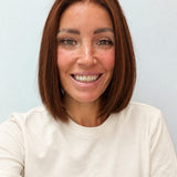Spiced Auburn 10-inch blunt bob wig in warm auburn red, front view